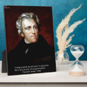 James K Polk und Zitat Fotoplatte (Seite)