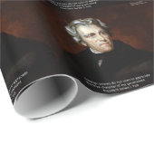 James K Polk und Zitat Geschenkpapier (Rolleneckpunkt)