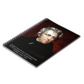 James K Polk und Zitat Notizblock (Linke Seite)