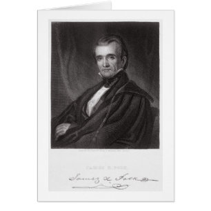 James Knox Polk, graviert von Henry Bryan Hall
