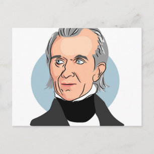James Knox Polk Postkarte