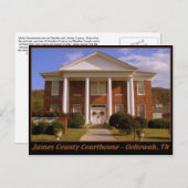 James Landkreis Courthouse - Ooltewah, TN Postkarte (Vorne/Hinten)