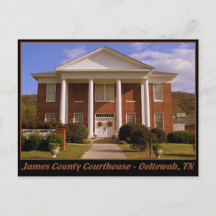 James Landkreis Courthouse - Ooltewah, TN Postkarte