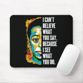 James Ldwin Graffiti-Kunst Juneteenth Schwarze Ges Mousepad (Mit Mouse)