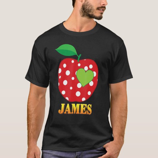James Liebe School Back to School Junge Kind Stude T-Shirt (Vorderseite)