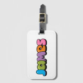 James Luggage Tag Gepäckanhänger (Vorderseite Vertikal)