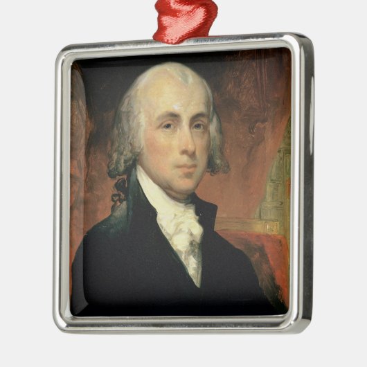 James Madison 2 Silbernes Ornament (Links)