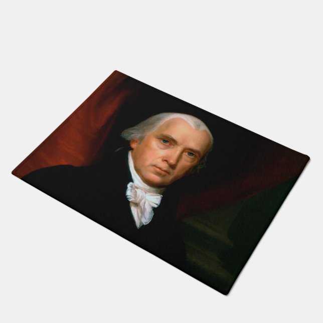 James Madison, 4. Präsident: Koloniales Amerika Fußmatte (Schrägansicht)