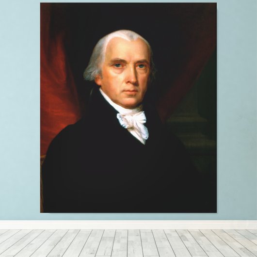 James Madison, 4. Präsident: Koloniales Amerika Leinwanddruck (Insitu (Holzboden))
