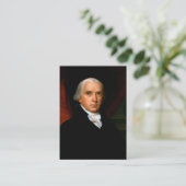 James Madison, 4. Präsident: Koloniales Amerika Visitenkarte (Stehend Vorderseite)