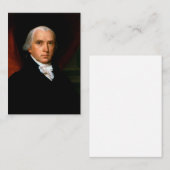 James Madison, 4. Präsident: Koloniales Amerika Visitenkarte (Vorne/Hinten)