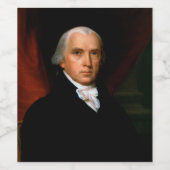 James Madison, 4. Präsident: Koloniales Amerika Weinetikett (Einzelnes Label)