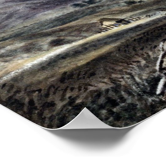 James Madison Alden Rancho und Tal Santa Cruz Poster (Ecke)