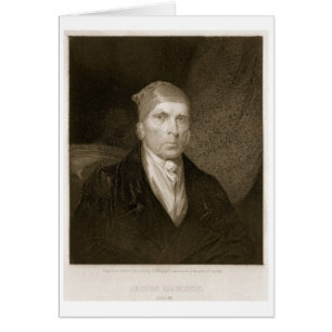 James Madison alterte 82, graviert durch Thomas B.