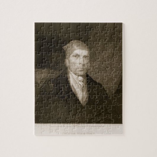 James Madison alterte 82, graviert durch Thomas B. Puzzle (Vertikal)
