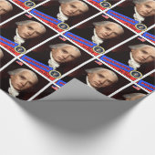 James Madison Baseball Card Geschenkpapier (Ecke)