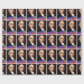 James Madison Baseball Card Geschenkpapier (Flach)