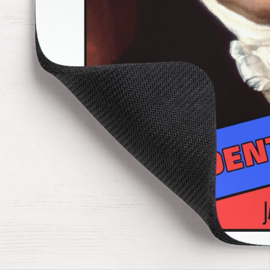 James Madison Baseball Card Mousepad (Ecke)