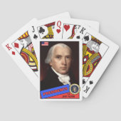 James Madison Baseball Card Spielkarten (Rückseite)