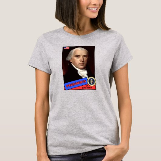 James Madison Baseball Card T-Shirt (Vorderseite)