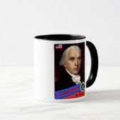 James Madison Baseball Card Tasse (VorderseiteRechts)