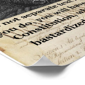 James Madison - Bastardisierte Regierung Poster (Ecke)