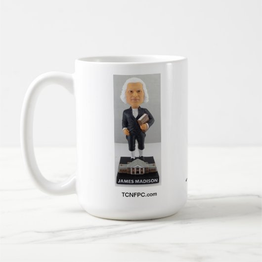 James Madison Bobble Hauptpuppen-Tasse Kaffeetasse (Links)