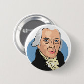 James Madison Button (Vorne & Hinten)