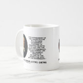 James Madison Govt von Vereinigten Staaten Kaffeetasse (Vorderseite Links)