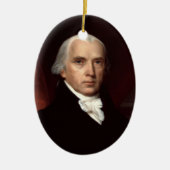 James Madison Keramik Ornament (Vorne)