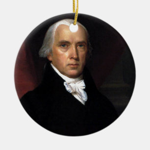 James Madison Keramikornament