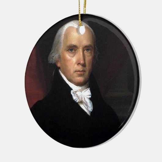 James Madison Keramikornament (Links)