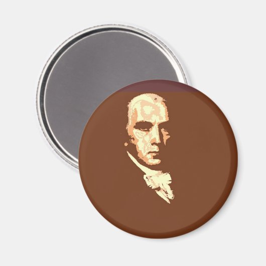 James Madison Magnet (Vorderseite/Rückseite)