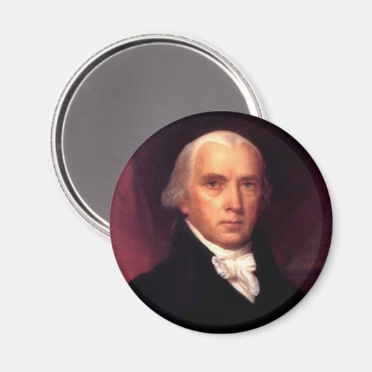 James Madison Magnet (Vorderseite/Rückseite)