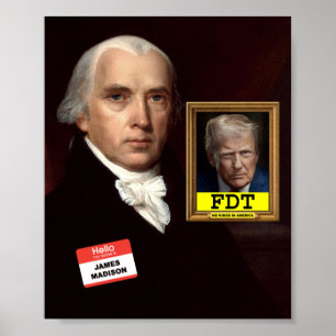 James-Madison-Plakat Poster