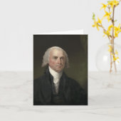 James Madison – Politician Karte (Gelbe Blume)