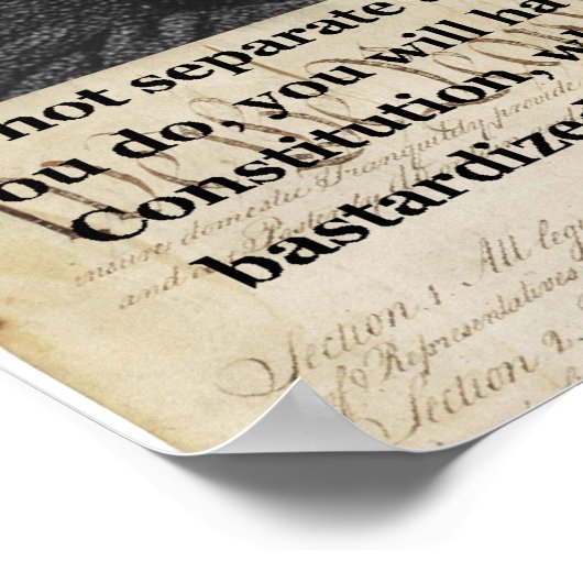 James Madison Poster (Ecke)