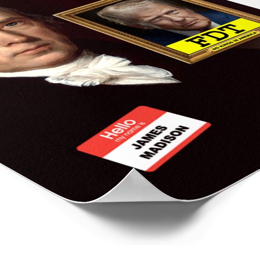 James Madison Poster (Ecke)