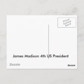 James Madison Postkarte (Rückseite)