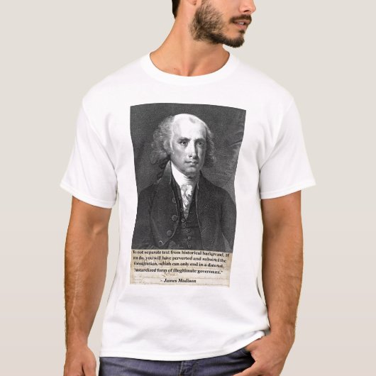 James Madison T-Shirt (Vorderseite)