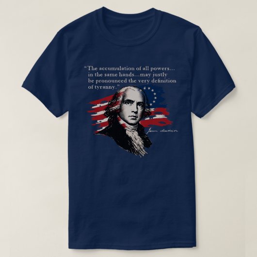James Madison T-Shirt (Design vorne)