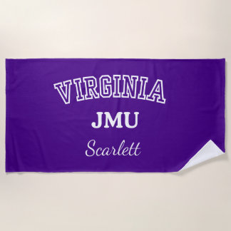 James Madison University Personalisiertes Strandtu Strandtuch