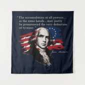 James Madison Wandteppich (Vorderseite)