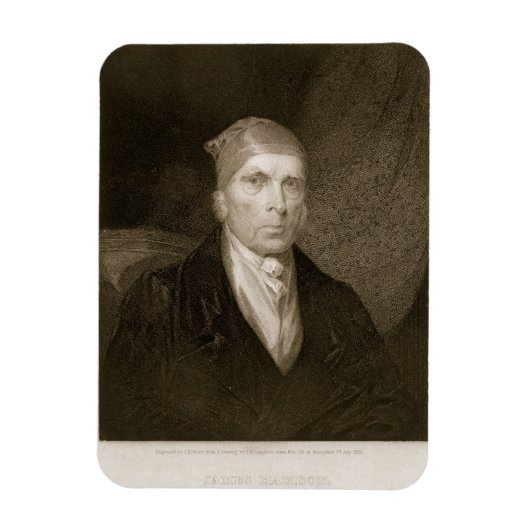 James Madison war 82 Jahre alt und wurde von Thoma Magnet (Vertikal)
