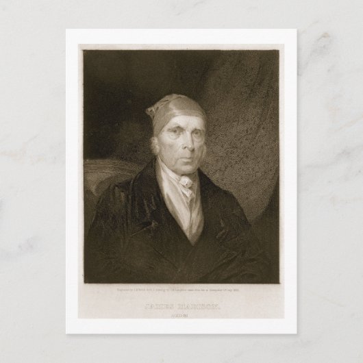 James Madison war 82 Jahre alt und wurde von Thoma Postkarte (Vorderseite)