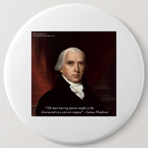 James Madison "War & Freedom" - Geschenke zum Zita Button