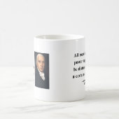 James Madison-Zitat 1b Kaffeetasse (Mittel)