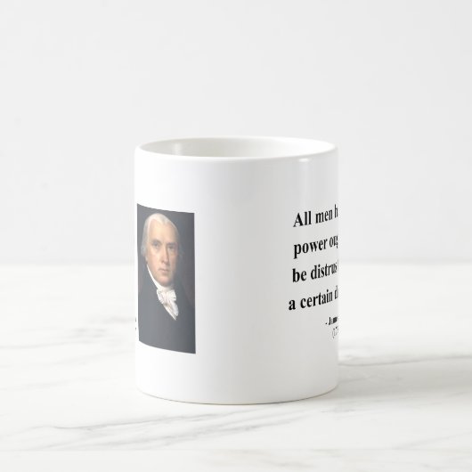 James Madison-Zitat 1b Kaffeetasse (Mittel)