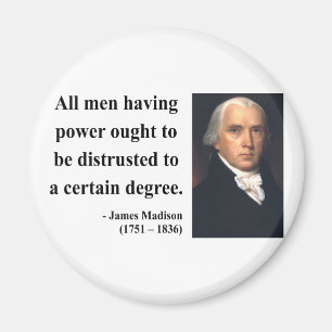 James Madison-Zitat 1b Magnet