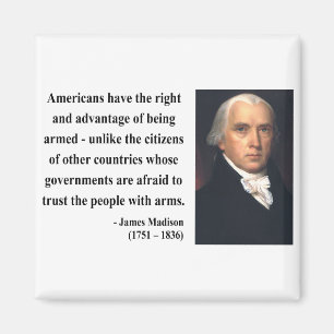 James Madison-Zitat 4b Magnet